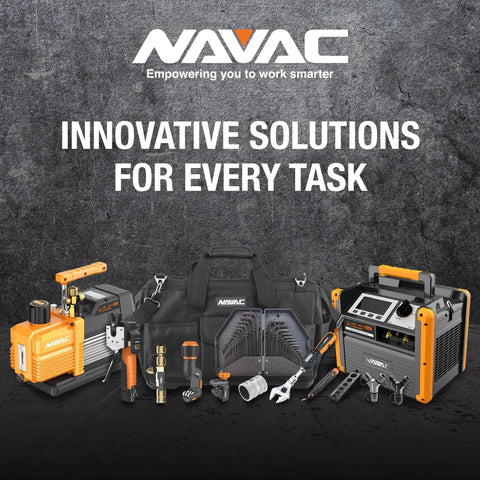 Pro Grade Refrigerant Leak Detector With Semiconductor Sensor, Rechargeable Battery, NAVAC NML1 Portable Tool display