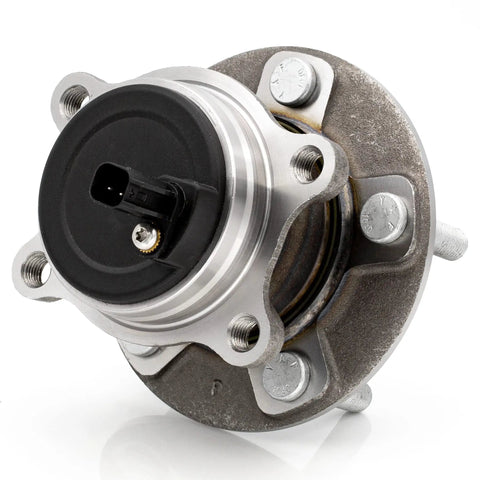 Rear Wheel Hub And Bearing Assembly For Ford Focus 2012-2018 Without Automated Parking System 5 Lug Street Ready OEM Fit Top Quality Wheel Bearing Smooth Spin Durable Hub Unit