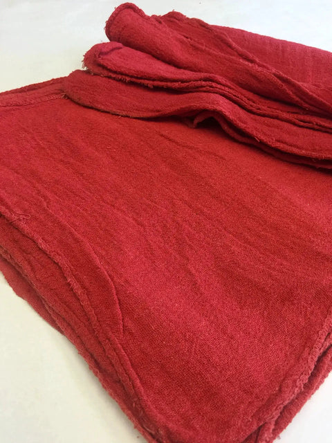 Heavy Duty Red Shop Towels Rags 2500 Pack Industrial Grade 13x14 Inch Absorbent Cleaning Cloths for Oil Spills Grease Auto Shop