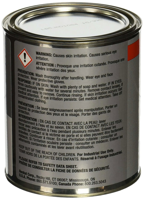 Side view of Go-To Heavy Duty Anti-Seize Lubricant Gray LB 8009 can, showing safety warnings and instructions