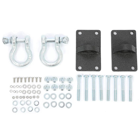 Installation hardware for Stubby Front Bumper For Jeep Wrangler JK JL Gladiator JT With Fog Light Housing