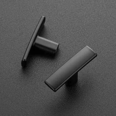 Curved Matte Black Cabinet Pulls 10 Pack For Kitchen And Home Cabinets, 1.75 Inch, Zinc Alloy, Modern Design