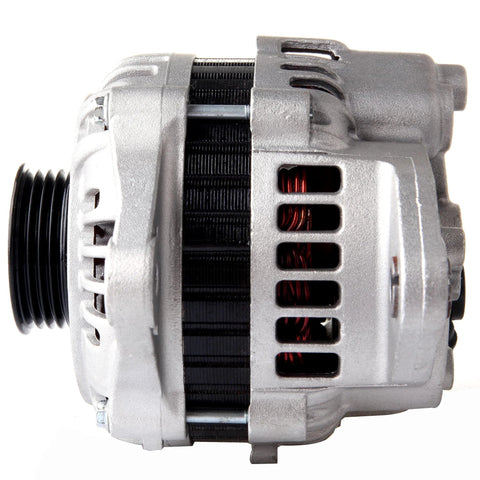 Side view of OE Replacement Alternator For Mazda 323 1995 Miata 1994 1996 MX3 1995 1996 Protege 1994 1996 With OE Specs And Easy Install
