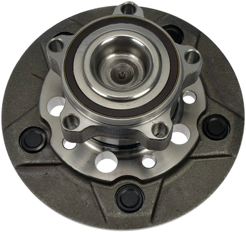 Front view of Front Wheel Bearing And Hub Assembly For Select Ford Models Complete Bolt On Repair Includes Hub And Bearing OE Precise Fit