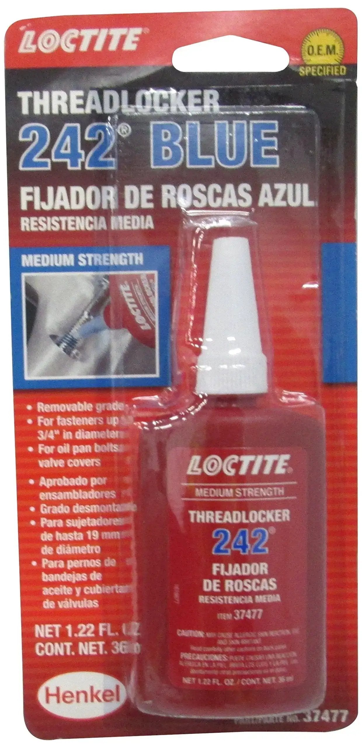 Blue Thread Locker 242 Adhesive For Fast, Secure Threa...