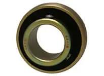 1/2 in Narrow Width Set Screw Bearing, Zinc Finish, Model B1-8MZ2, Single Unit for Shaft Support viewed from the front