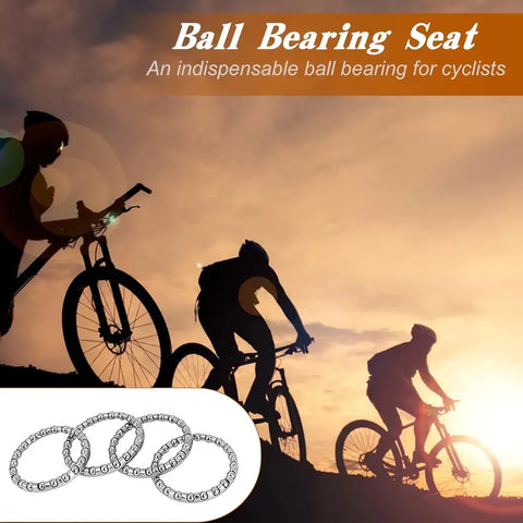 Bicycle Ball Bearings Headset Ball Ring Handlebar Steering Ball Bearing, Front Wheel Cage Ball Bearings, 16 Balls For Control Bearings