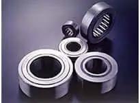 Assorted bearings including Needle follower NURT25-1 Series heavy-duty shielded bearing single unit, 25 mm bore, 62 mm roller diameter.