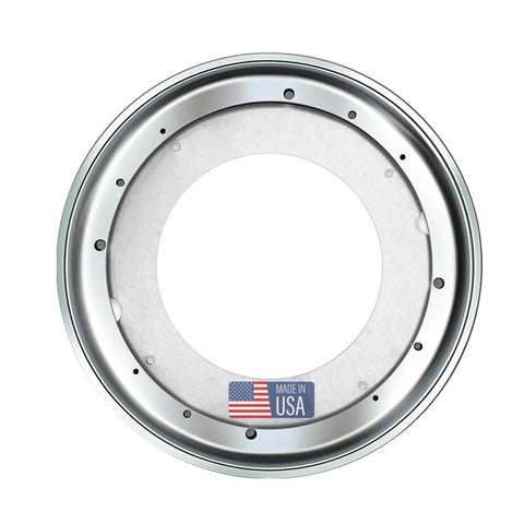 9 Inch Heavy Duty Steel Lazy Susan Turntable Bearing, Low Profile Ball Bearing Swivel with USA label, top view