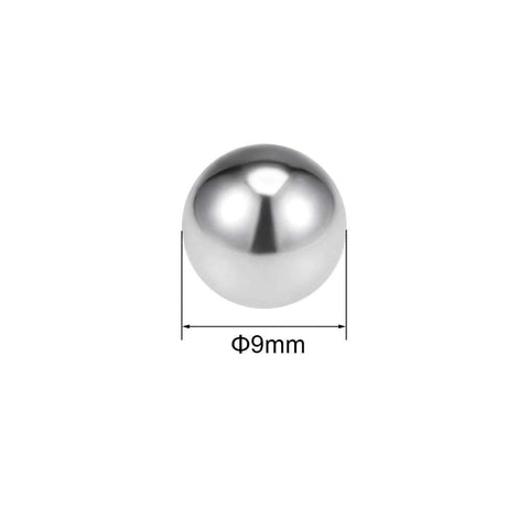 9mm Bearing Balls Uxcell G100 Precision 304 Stainless Steel Smooth Surface Set Of 10 For Bearings And Machinery Corrosion Resistant