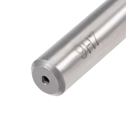 Pro Grade 9mm Chucking Reamer HSS Lathe Tool with 6 Straight Flutes, end view showing round shank and visible H7 marking