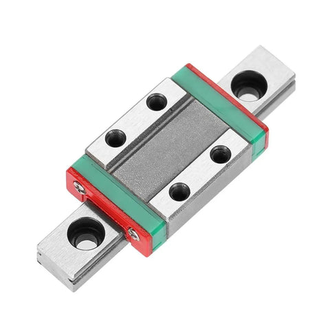 Miniature Linear Guide Rail 9mm Wide With Slide Block Ball Retainer And Lubrication System