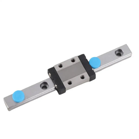 Beefy Yet Lightweight 9mm Wide Linear Rail Block for Precise Motion in Automatic Equipment, steel with built-in lubrication