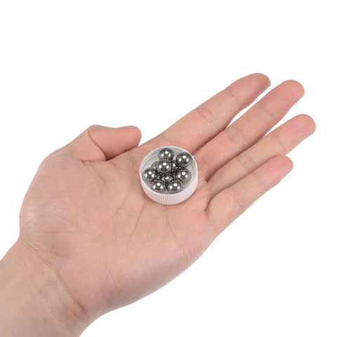 9mm Bearing Balls Uxcell G100 Precision 304 Stainless Steel Smooth Surface Set Of 10 in a hand for Bearings and Machinery