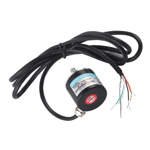 Photoelectric Encoder ABZ Three Phase Incremental Rotary Encoder 24V DC5 with solid shaft and cables for office and industrial use