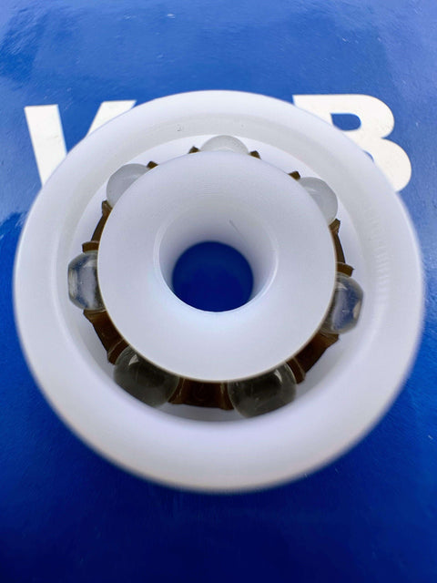 Acetal/POM Plastic Bearing 6x22.5x7mm • Glass Balls