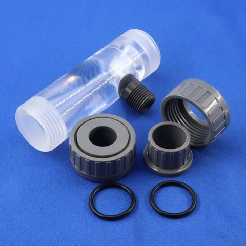 Transparent PMMA Acrylic Water Injector For Irrigation Systems Venturi Fertilizer Mixer Organic Glass Ejector components