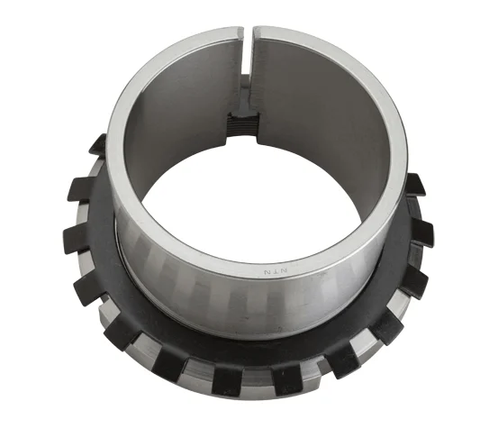 H219 bearing housing adapter sleeve with lock nut and washer, metal, Rubber Belts Online
