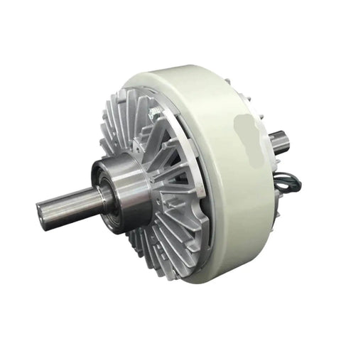 Side view of Dial In Torque Magnetic Particle Clutch System With Adjustable Current For Auto Control, ZKB Type 50N, in metallic casing.