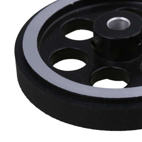 Workhorse Aluminum Encoder Wheel For Rotary Encoder 65mm Diameter Meter Wheel With 0.24 Inch Bore Industrial Grade
