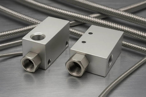 Vacuum Generator With G One Quarter Inch Female Thread Aluminum Alloy Body Durable Pneumatic Air Exhaust Generator For Industrial Automation High Vacuum Output Stable Performance And Leak Free Operation