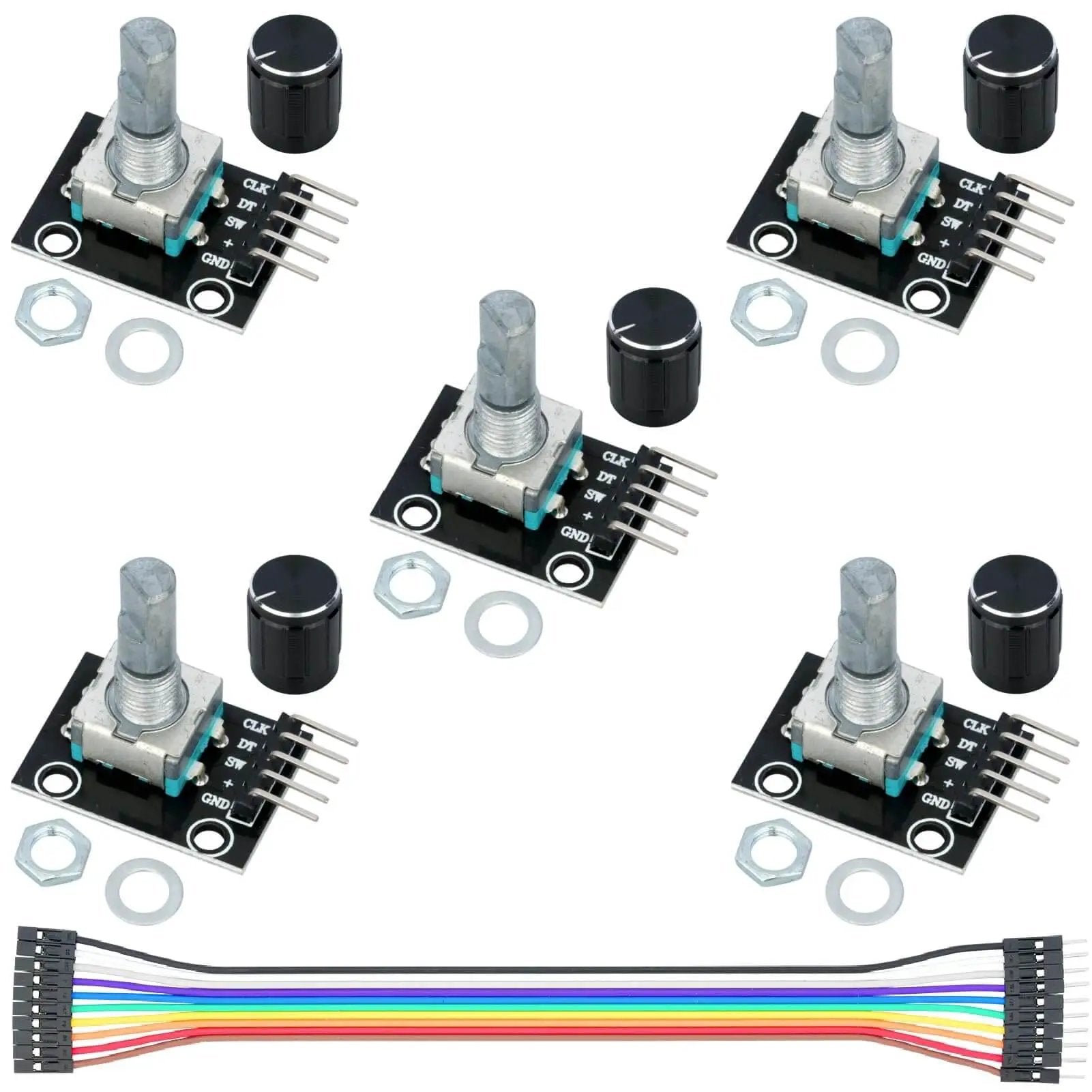 Mrt Module Set Five Pack 360 Degree Rotary Encoder Modules Set For Ar...