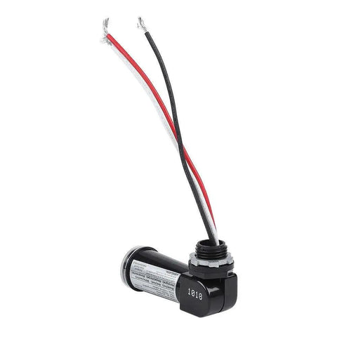 Auto Dusk To Dawn Photoelectric Switch Sensor 120V Photocell for Outdoor Lighting with wiring and flush mount design