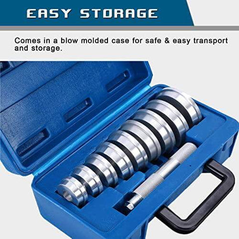 Axle Bushing Bearing Race & Seal Install Driver Master Aluminum Tool Set 10pcs