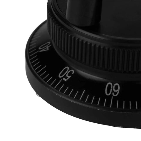 Close-up of 5V 60mm Rotary Encoder Handwheel For CNC Milling Machines Terminal Pulser Controller showing precision dial.
