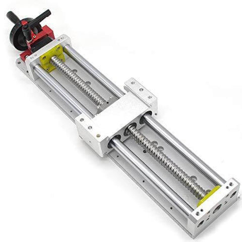 CNC Manual Slide Stage Linear Stage Actuator 500mm Ballscrew 1605 Optical Axis Linear Rail Guide C7 - Ruler for CNC Router Controller X-Axis Stage