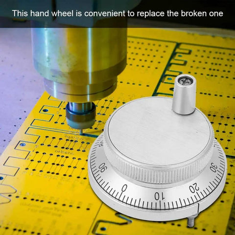 5V 4 Terminal Manual Pulse Generator Handwheel for CNC Mills Routers And Lathes 60mm Rotary Encoder Knob with Handle
