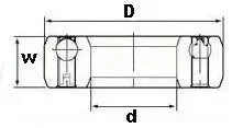 CSK356217 One-Way Bearing Freewheel Backstop Clutch 35x62x17mm