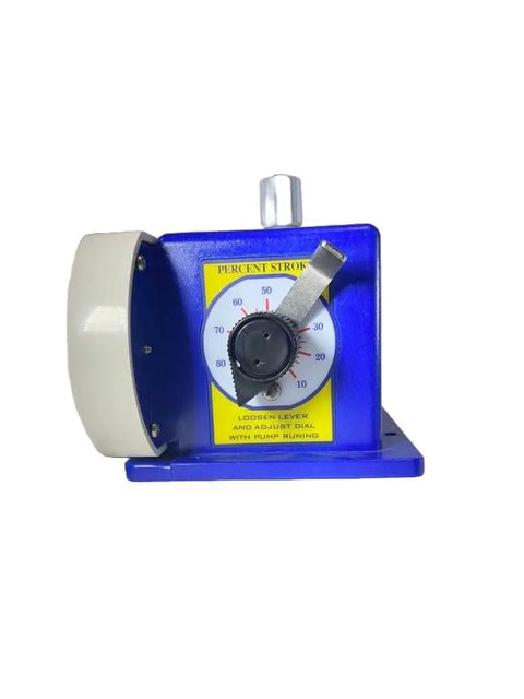 Chem Flow Diaphragm Metering Pump For Chlorine And Water Conditioning Applications, front view with control dial
