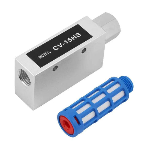 Aluminum Alloy Air Ejector Vacuum Generator CV-15HS Negative Pressure Pneumatic Exhaust Compact Pro-Grade Reliability