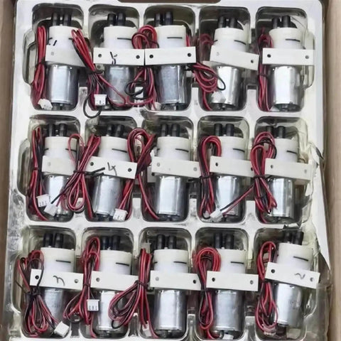 Box of Tiny DC 6V To 12V Micro Water Pumps, 500mL/min, Diaphragm Self Priming Pump for DIY Dispenser and Hobby Projects, 27mm Head