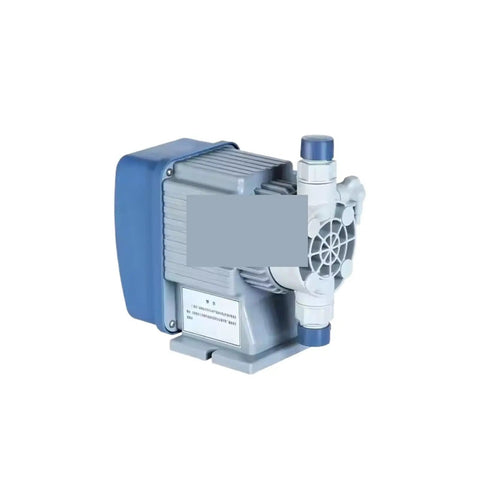Side view of compact diaphragm metering pump with electromagnetic drive for no brainer precision in chemical dosing and fluid control model WS 09 03 S and WS 03 07 S for lab water treatment