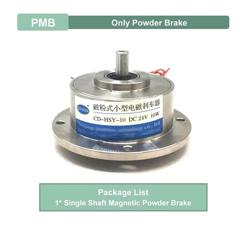 Micro Magnetic Powder Brake Clutch For Servo Motors 1800 RPM Sleek And Beefy Torque 0.5 To 10 Nm Compact Magnetic Particle Brake