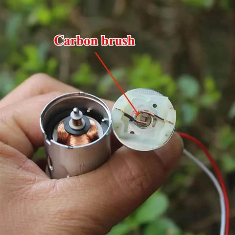 Close-up of Ultra Compact Self Priming Diaphragm Water Pump with DC 6V to 12V, featuring the 370 Micro Motor carbon brush