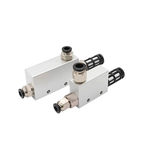 Powerful Vacuum Ejector With Air Exhaust Control Valve For Pneumatic Systems, Compact Vacuum Generator Delivers Big Performance In Tight Spaces