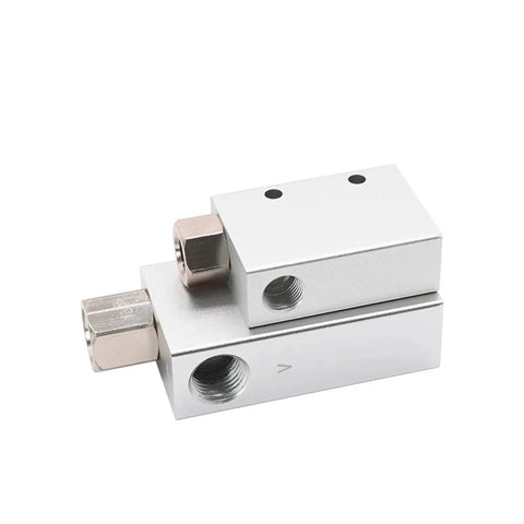 Compact vacuum ejector with air exhaust valve for pneumatic systems; Powerful Vacuum Ejector With Air Exhaust Control Valve For Pneumatic Systems