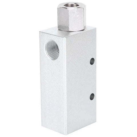 Compact Vacuum Generator For Pneumatic Systems CV 25HS, aluminum alloy, side view showing precision threads.
