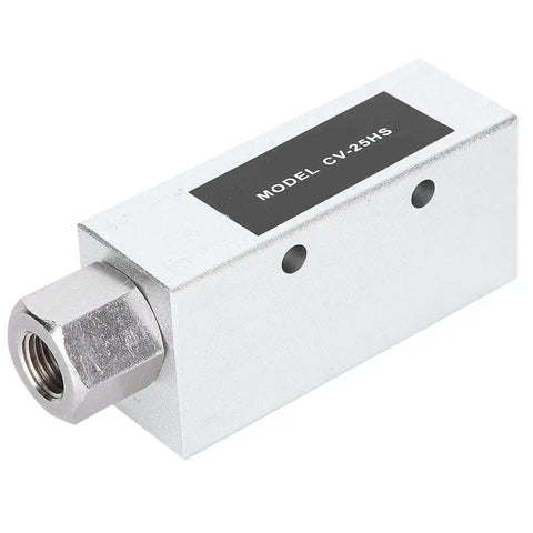 Compact Vacuum Generator For Pneumatic Systems CV 25HS Air Exhaust Ejector Venturi Vacuum Pump, aluminum block, precision threads visible