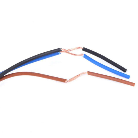 NPN 3 wire connection for DC 10 To 30V Photoelectric Sensor Switch with blue, brown, and black wires exposed