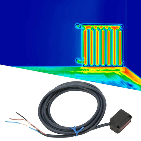 Diffuse Reflection Photoelectric Switch Sensor For Industrial Automation, NPN Output, infrared receiver with cable, thermal view