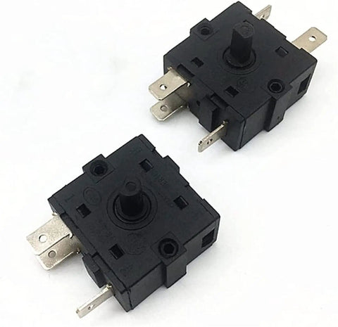 Rotary Encoder Switch 5 Pin 3 Position 2 Position Selector for Appliances AC 250V 16A Durable Anti Corrosion Easy Install