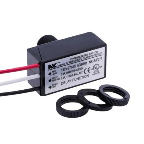 Three Way Photoelectric Switch Eye Photocell Sensor For Lamps And Lighting Dusk To Dawn Automatic Lamp Switch with three wires
