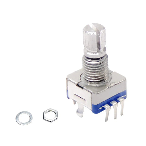 10 Pack EC11 Rotary Encoder 360 Degree Code Switch With 7 Pins 15mm Shaft 5V DC 20 Pulse Per Revolution for DIY projects