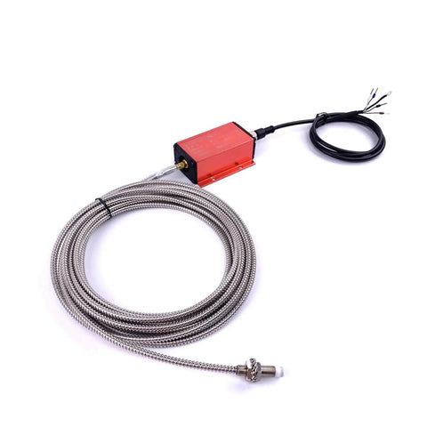 Eddy Current Displacement Sensor ML33 A A 4 to 20 mA Signal No Touch Transducer with stainless steel cable