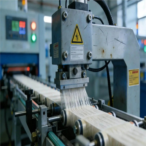 Industrial machine for precision dimension detection, related to Pro Grade High Precision Eddy Current Displacement Sensor Set.