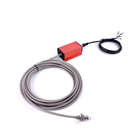 Eddy Current Displacement Sensor ML33 A V2 25mm Non Contact Digital Sensor for Precise Measurements, stainless steel cable view